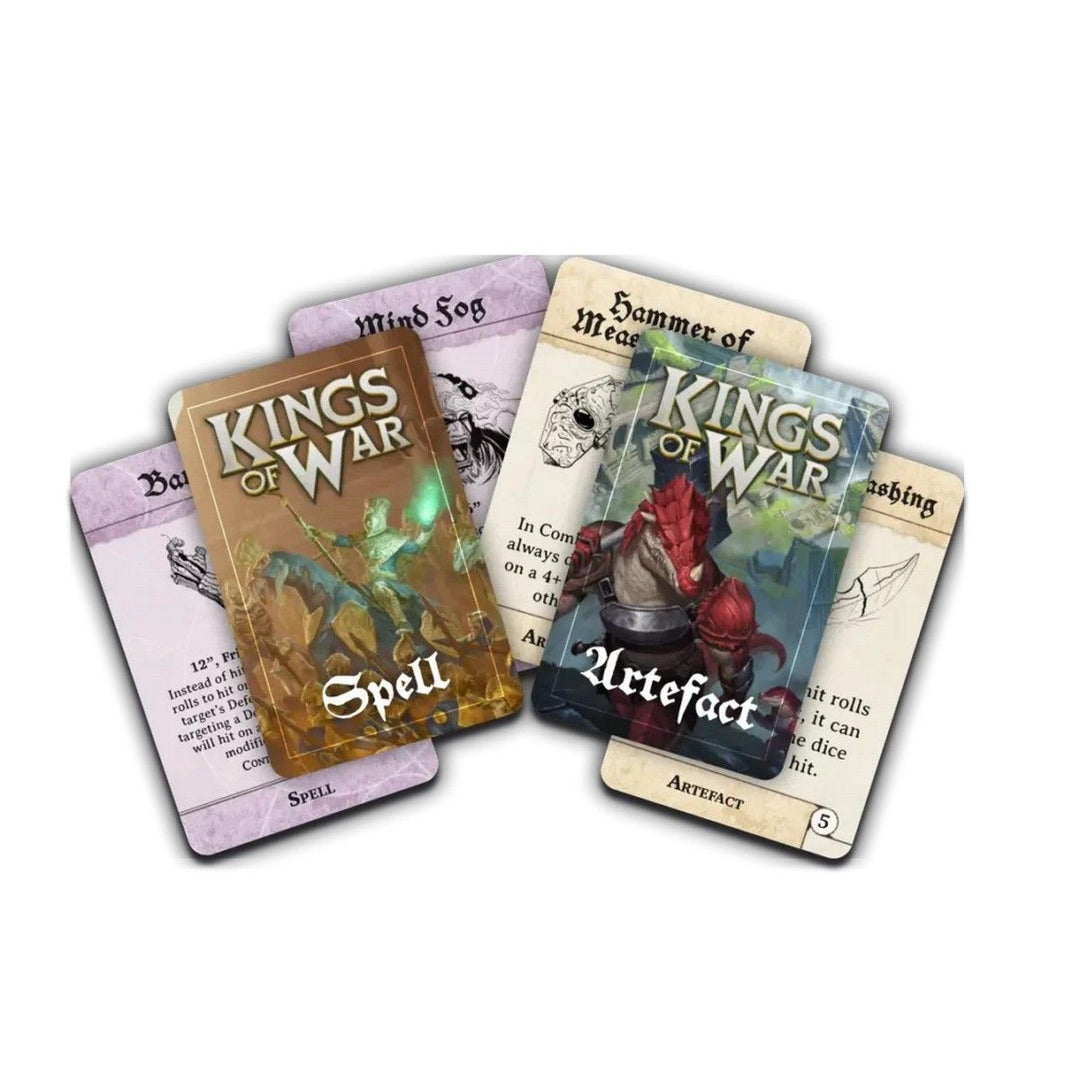 Kings of War: Spell and Artefact Cards