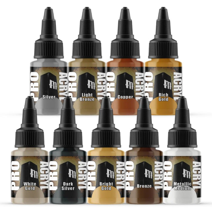 Pro Acryl - Metallic Set - 9 Colors