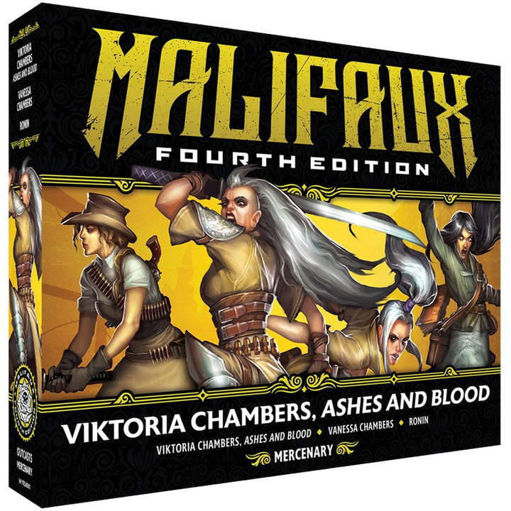 Malifaux 4th Edition: Outcasts - Viktoria Chambers, Ashes and Blood