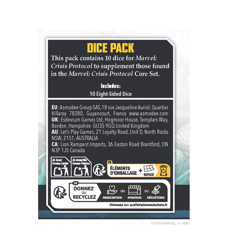 Marvel: Crisis Protocol - Dice Pack
