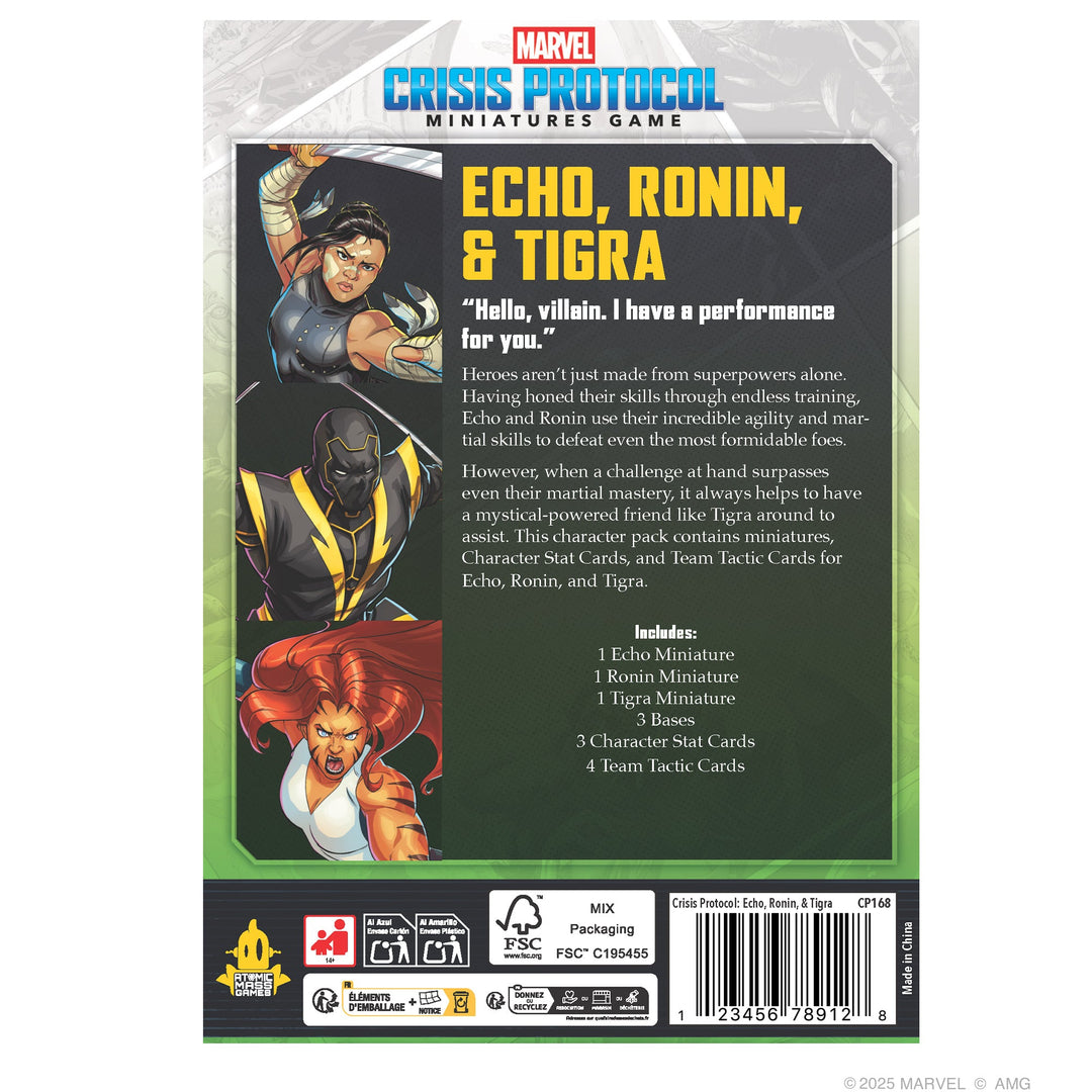 Marvel: Crisis Protocol - Echo, Ronin & Tigra