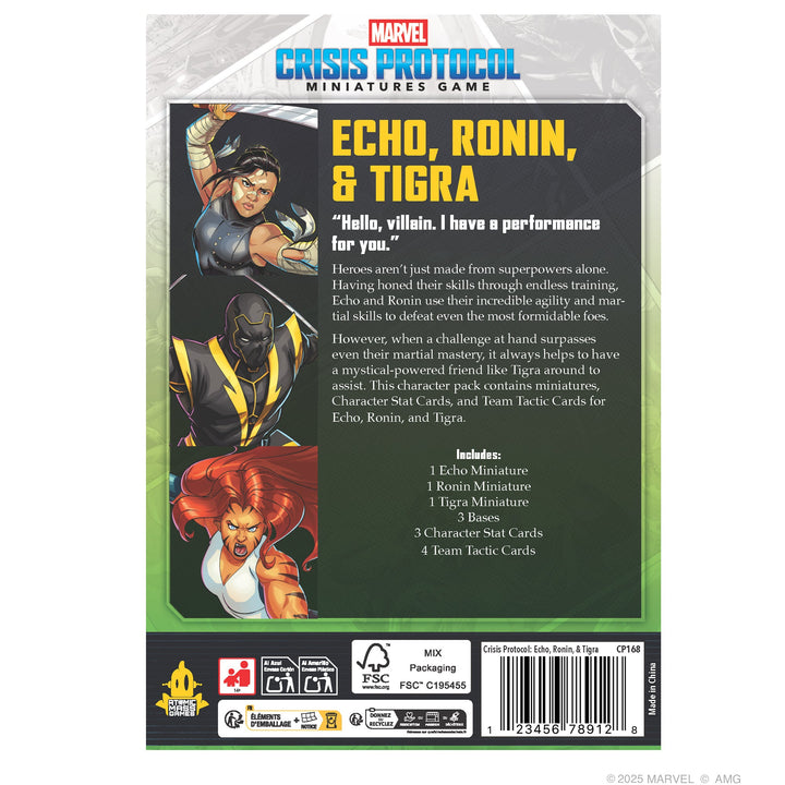 Marvel: Crisis Protocol - Echo, Ronin & Tigra