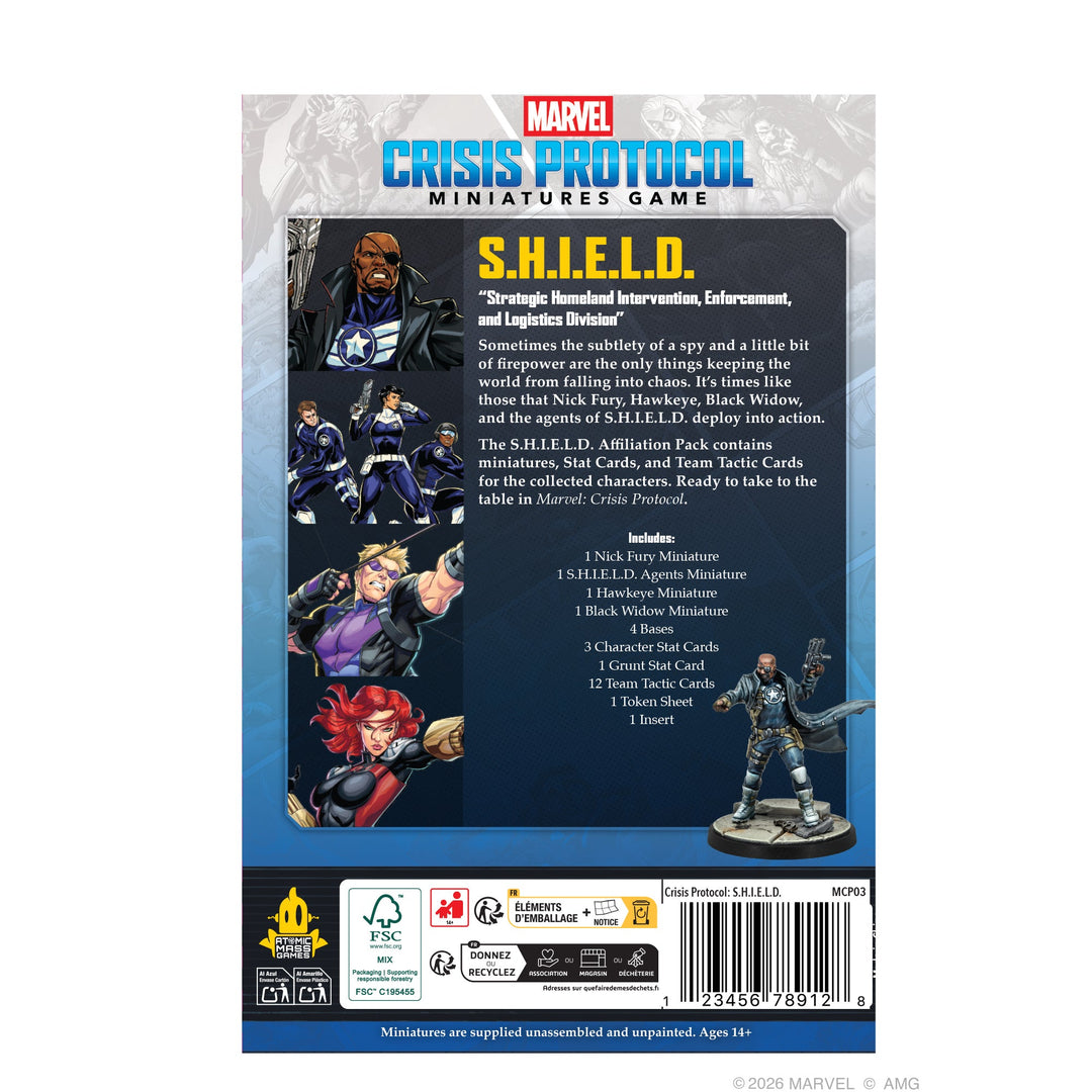 Marvel: Crisis Protocol – S.H.I.E.L.D Affiliation Pack