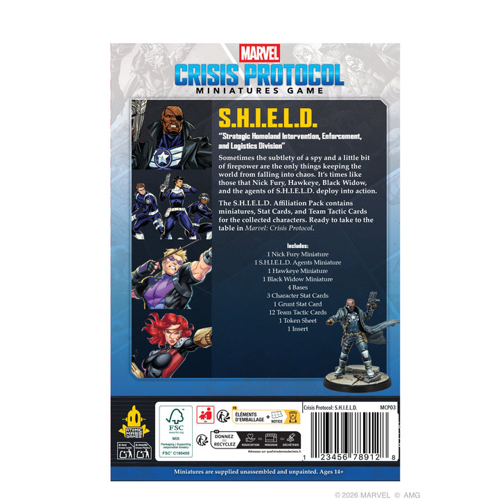 Marvel: Crisis Protocol – S.H.I.E.L.D Affiliation Pack
