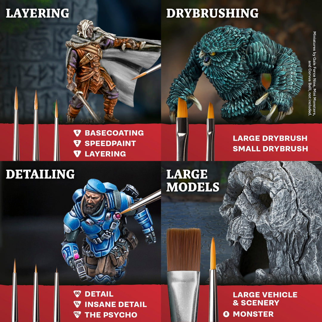 Mega Brush Set (The Army Painter) (TL5070P)