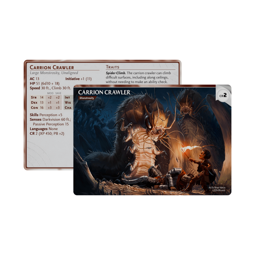 Dungeons & Dragons (5th Edition) - Monster Reference Cards: Fearsome and Ferocious
