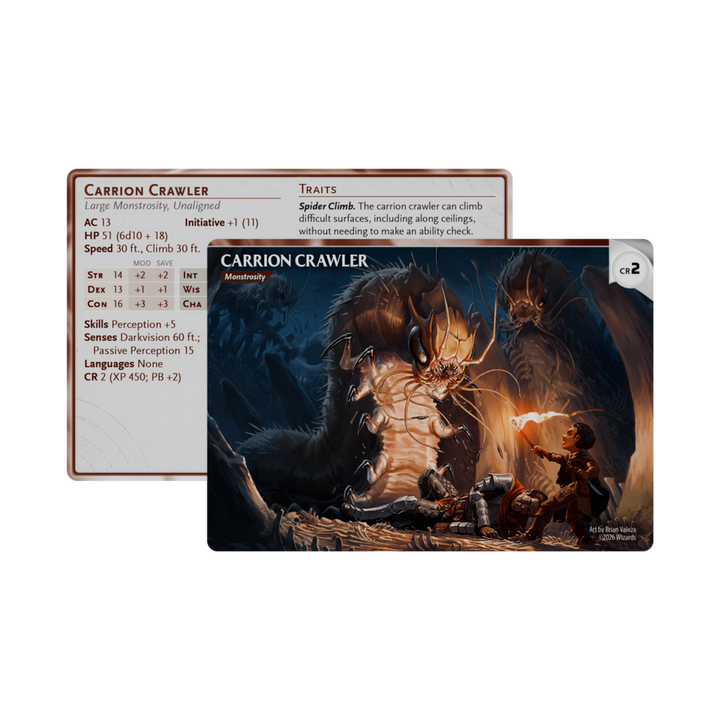 Dungeons & Dragons (5th Edition) - Monster Reference Cards: Fearsome and Ferocious