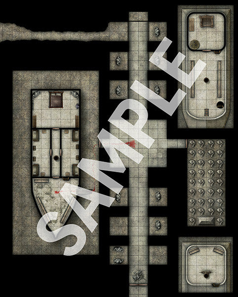 Pathfinder Flip-Mat: The Dead God's Hand Multi-Pack