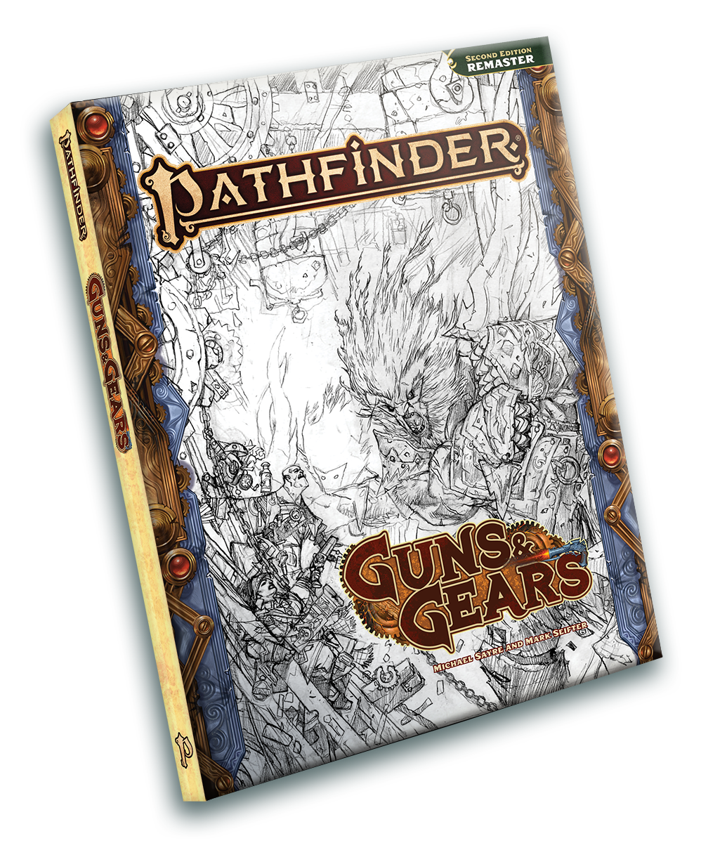 Pathfinder Guns & Gears (Remastered) Sketch Cover