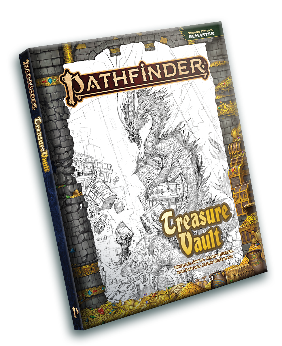 Pathfinder Treasure Vault (Remastered) Sketch Cover