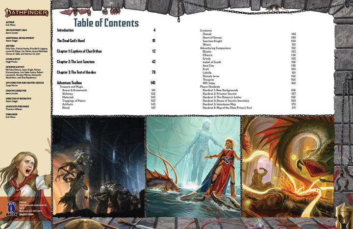 Pathfinder Adventure: The Dead God's Hand