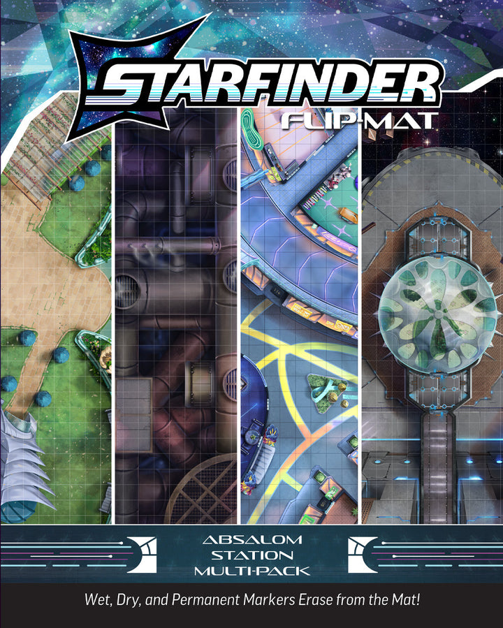 Starfinder Flip-Mat: Absalom Station Multi-Pack