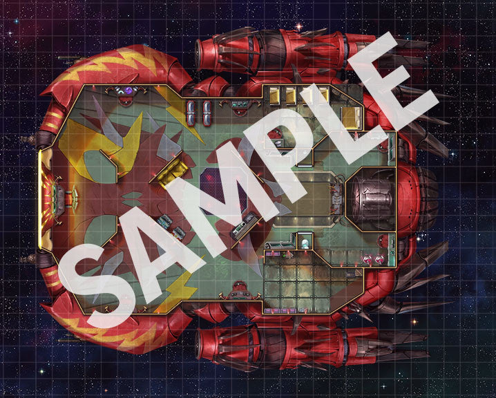 Starfinder Flip-Mat: Player Starship