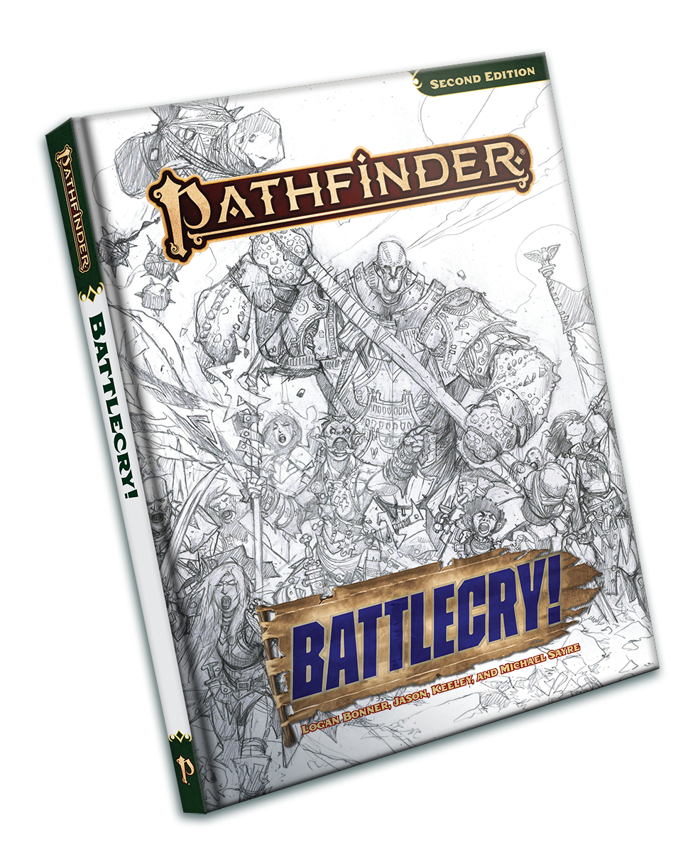 Pathfinder Battlecry! Sketch Cover