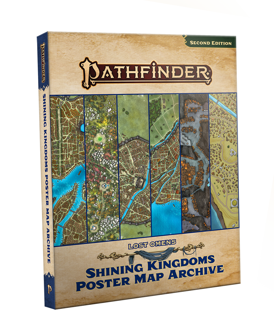 Pathfinder Lost Omens: Shining Kingdoms Poster Map Archive