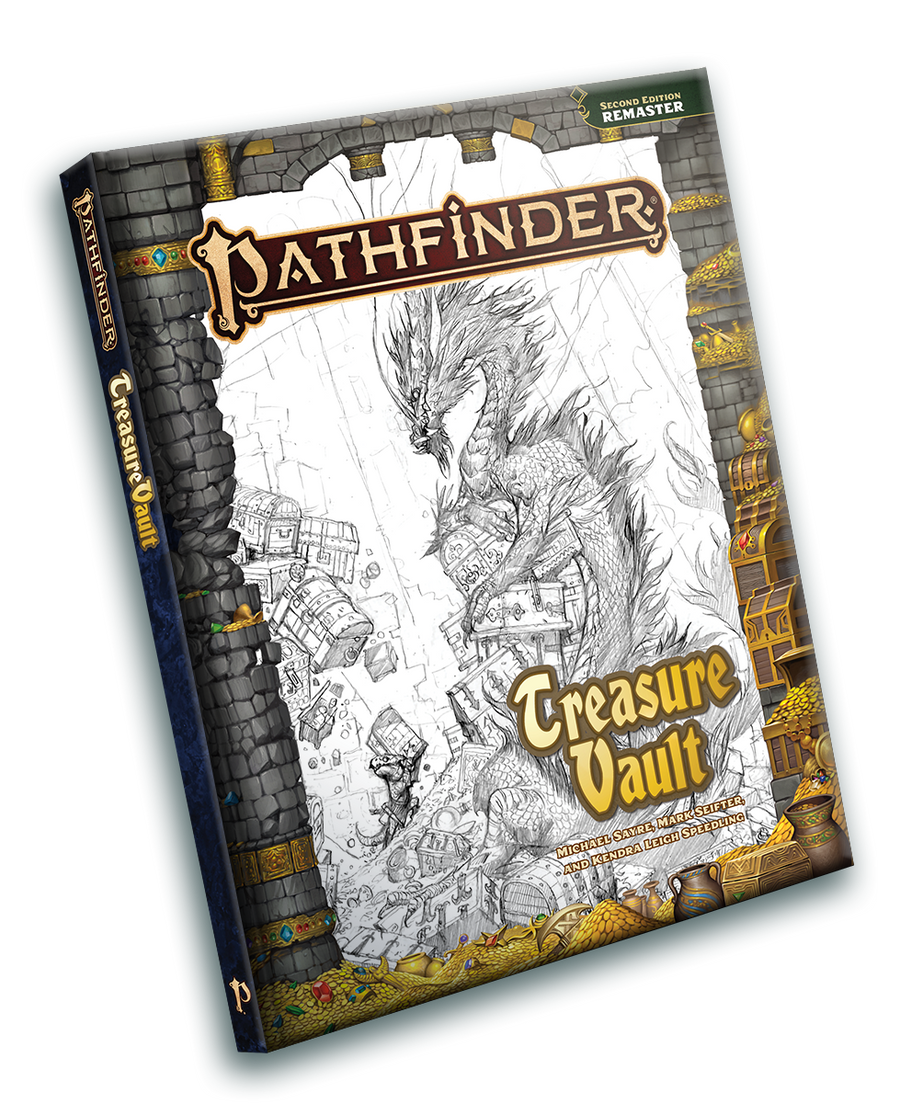 Pathfinder Treasure Vault (Remastered) Sketch Cover
