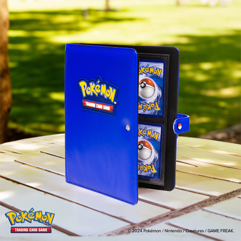 Premium Blue 4-Pocket Snap Binder for Pokémon (Ultra PRO)