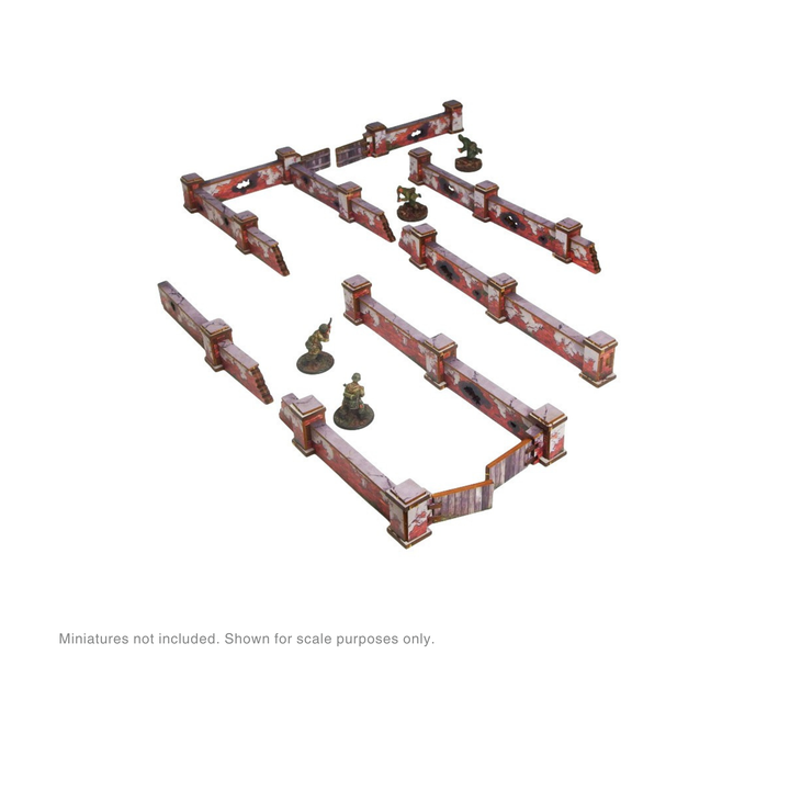 Pre-Painted WW2 Ostfront Stalingrad Walls Low