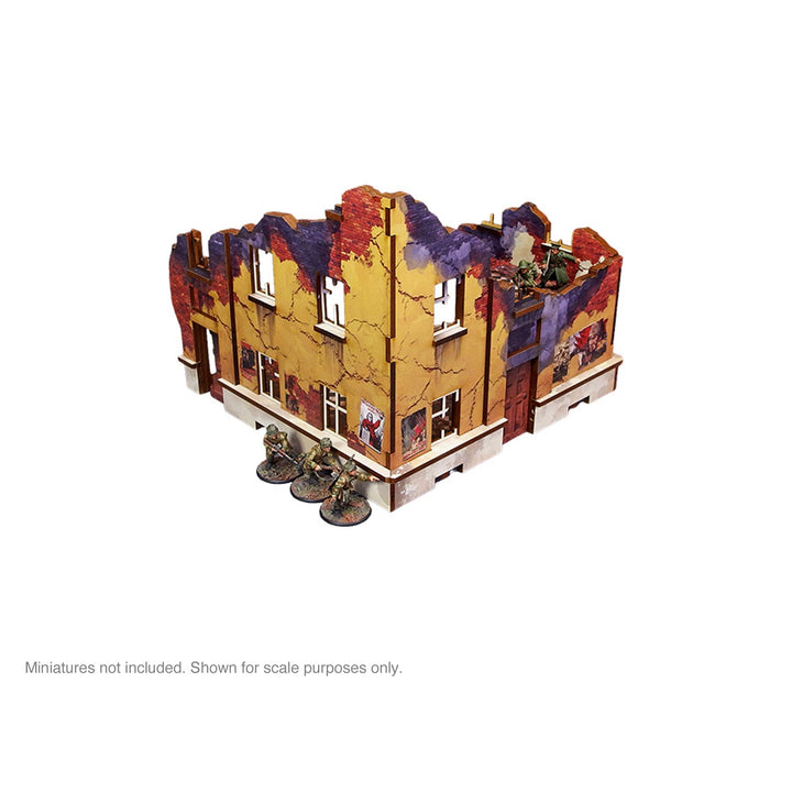 Pre-Painted WW2 Ostfront Stalingrad School Right (with 3rd floor)