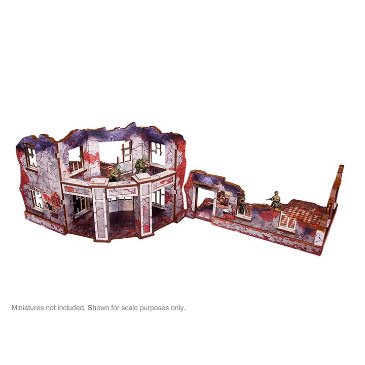 Pre-Painted WW2 Ostfront Stalingrad Univermag Front (with balcony)