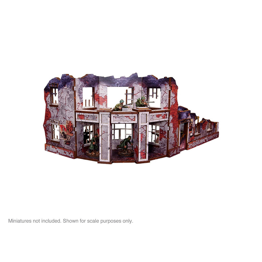 Pre-Painted WW2 Ostfront Stalingrad Univermag Front (with balcony)