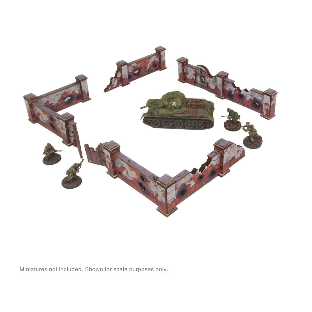 Pre-Painted WW2 Ostfront Stalingrad Walls High