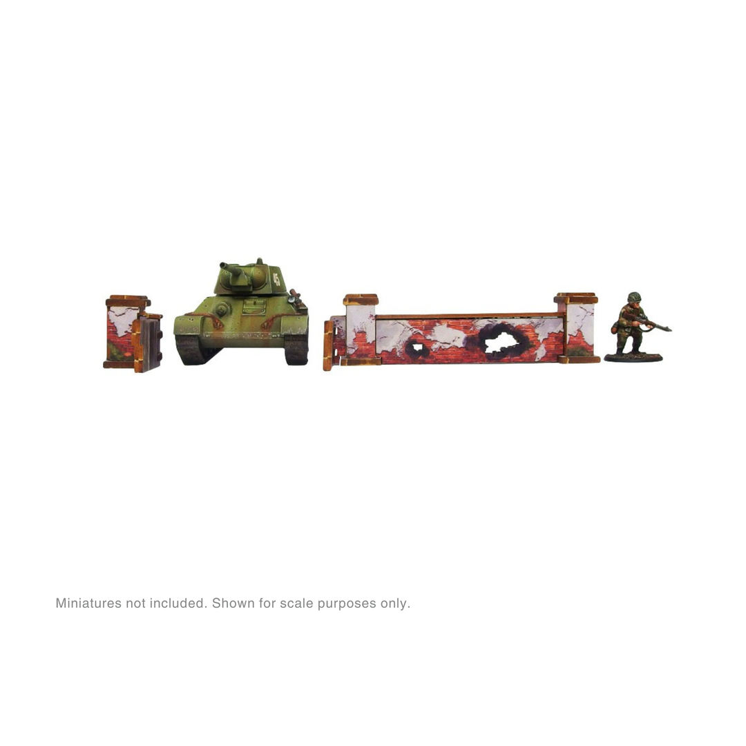 Pre-Painted WW2 Ostfront Stalingrad Walls Low