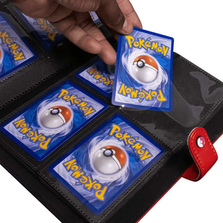 Premium Red 4-Pocket Snap Binder for Pokémon (Ultra PRO)