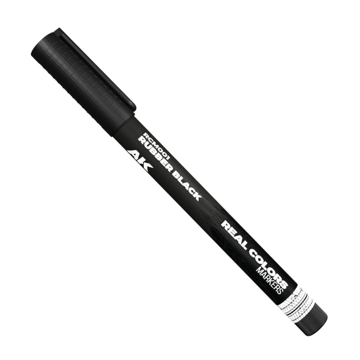 Real Colors Markers: Rubber Black (AK Interactive) (RCM001)