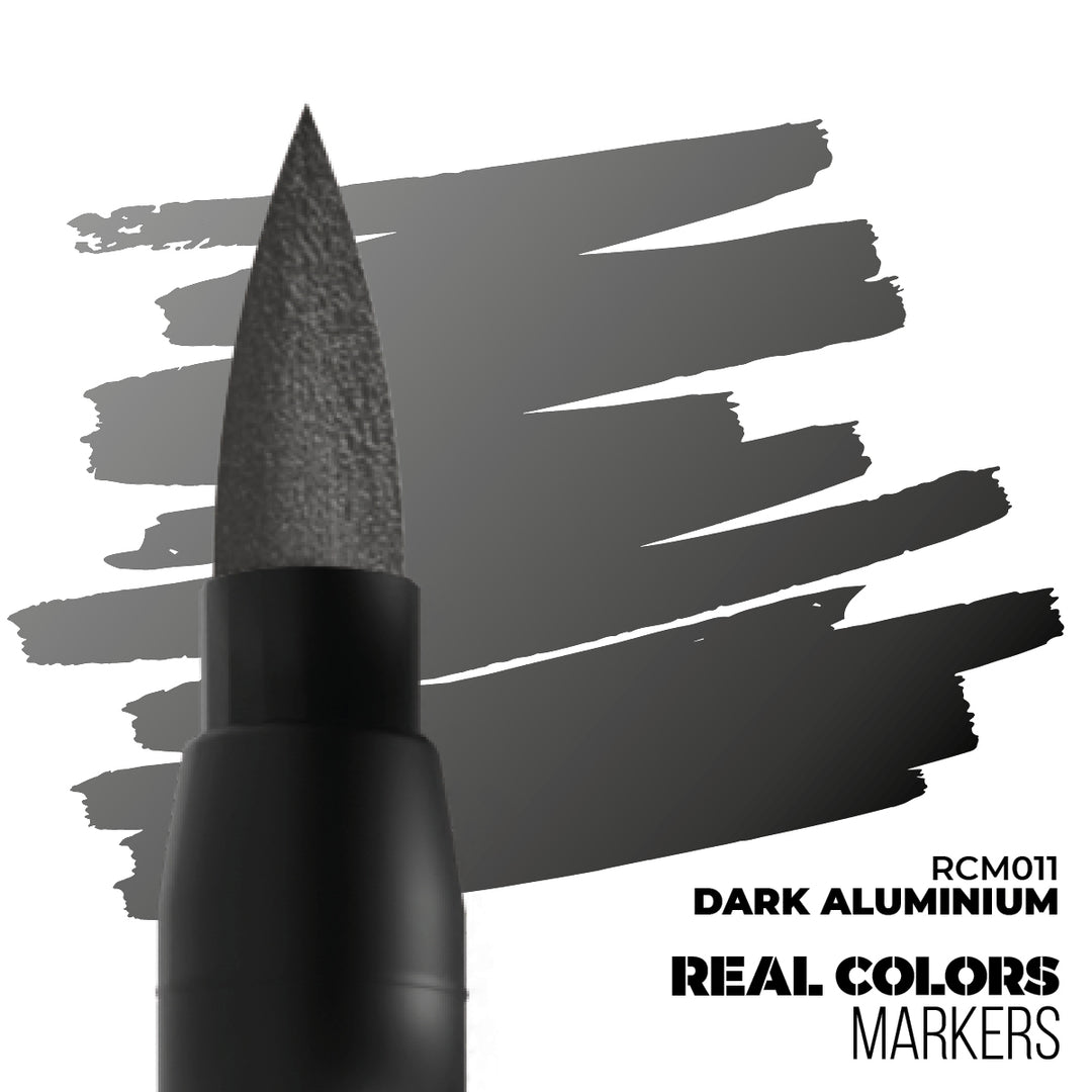 Real Colors Markers: Dark Aluminium (AK Interactive) (RCM011)