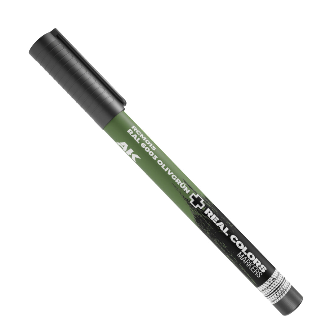 Real Colors Markers: RAL 6003 Olivgrün-Olive Green (AK Interactive) (RCM015)