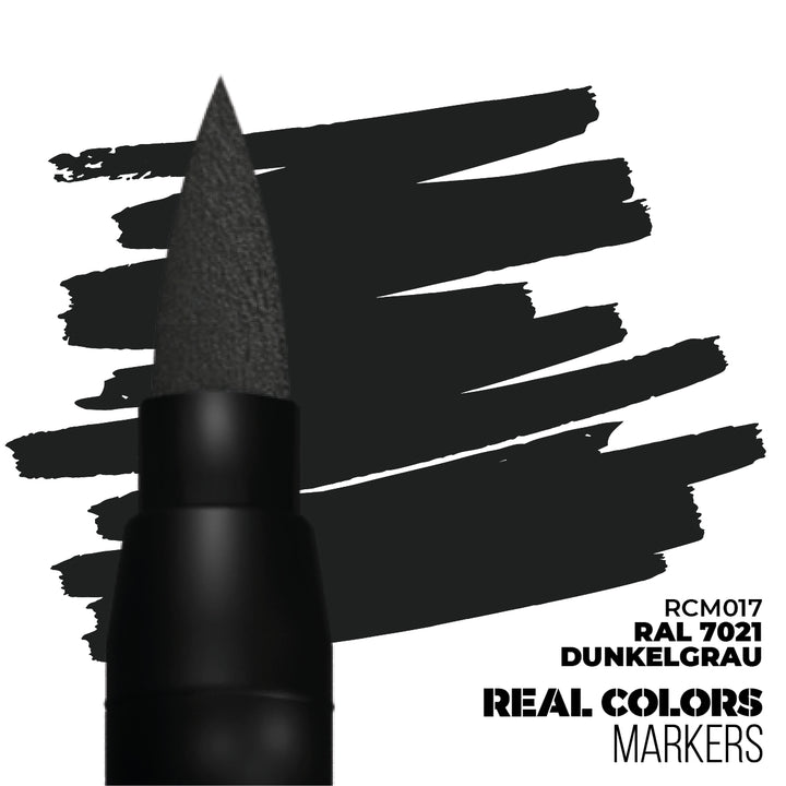 Real Colors Markers: RAL 7021 Dunkelgrau-Dark Grey (AK Interactive) (RCM017)