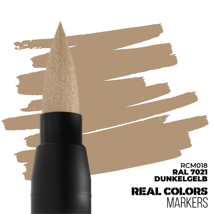 Real Colors Markers: RAL 7028 Dunkelgelb-Dark Yellow – RC MARKER (AK Interactive) (RCM018)