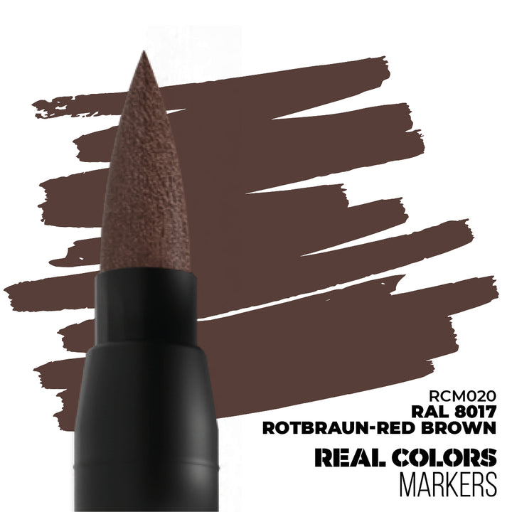 Real Colors Markers: RAL 8017 Rotbraun-Red Brown (AK Interactive) (RCM020)