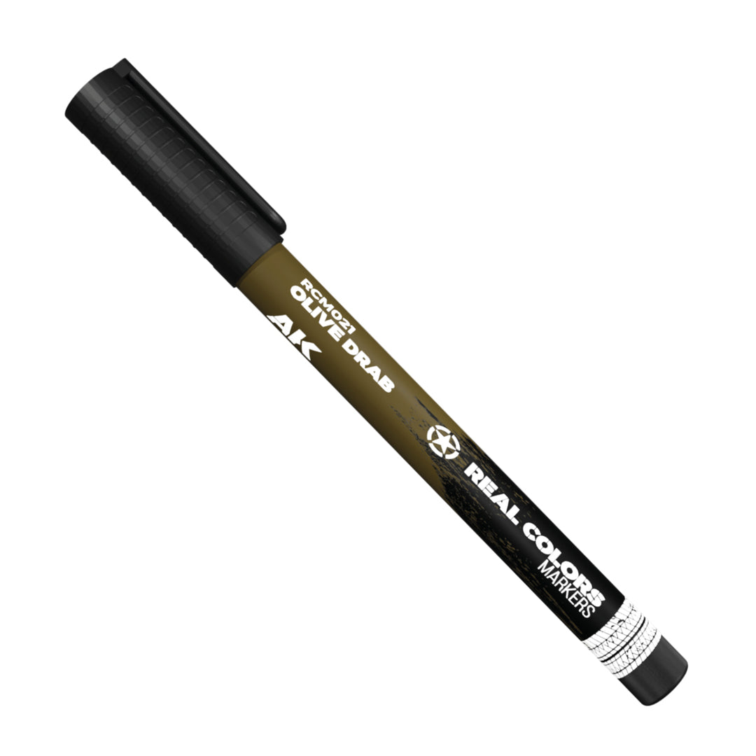Real Colors Markers: Olive Drab (AK Interactive) (RCM021)