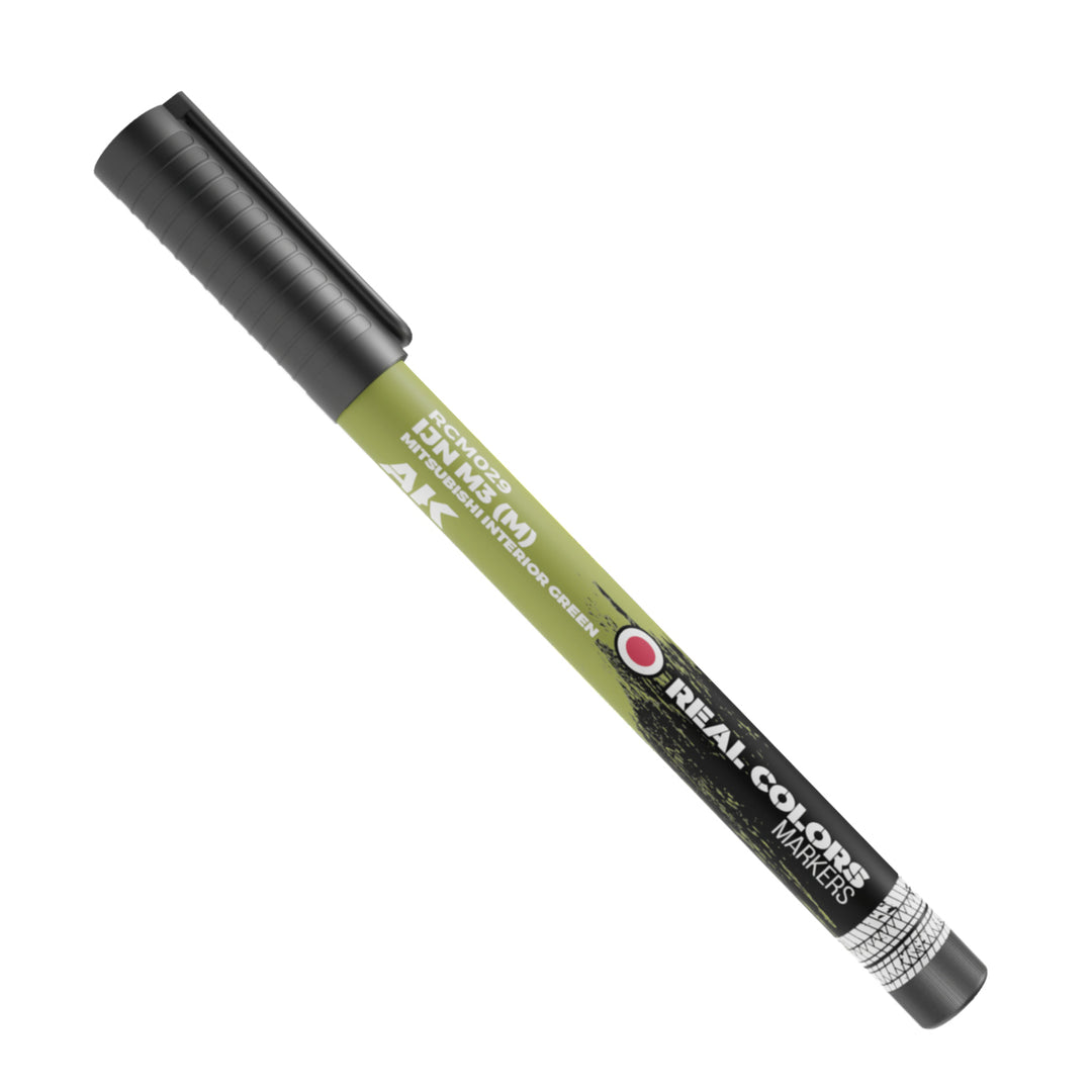 Real Colors Markers: IJN M3 (M) Mitsubishi Interior Green (AK Interactive) (RCM029)