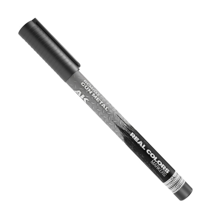 Real Colors Markers: Gun Metal (AK Interactive) (RCM032)