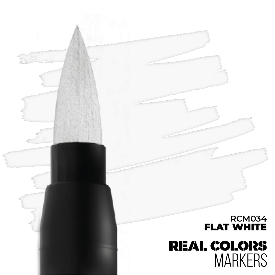Real Colors Markers: Flat White (AK Interactive) (RCM034)