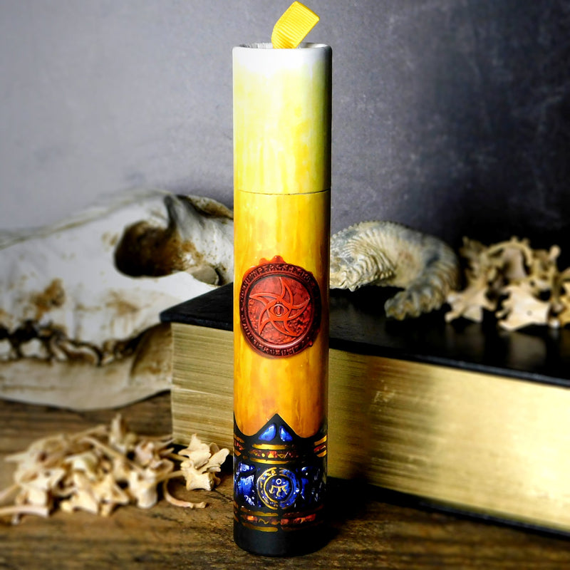 Ritual Candle Dice Tube: Astral Elder Sign