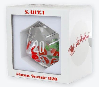 Christmas Santa Scenic 54mm D20 (Sirius Dice)