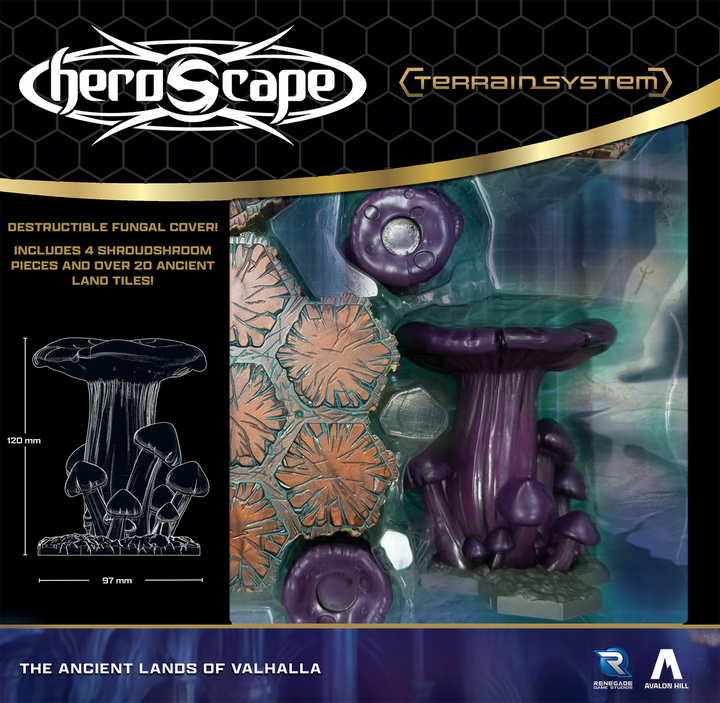 Heroscape: Secrets of the Citadel - The Ancient Lands of Valhalla Terrain Expansion