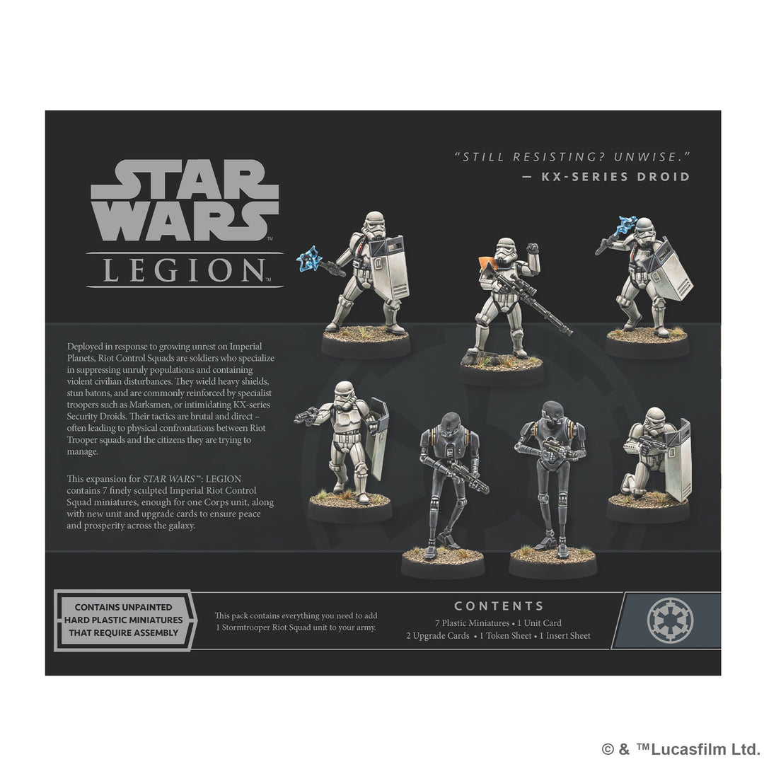 Star Wars: Legion - Imperial Riot Control Squad Unit Expansion