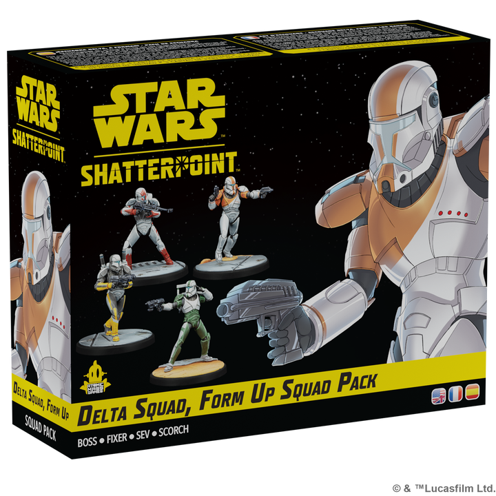 Star Wars: Shatterpoint - Delta Squad, Form Up Squad Pack