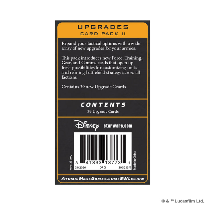 Star Wars: Legion – Upgrades Card Pack 2