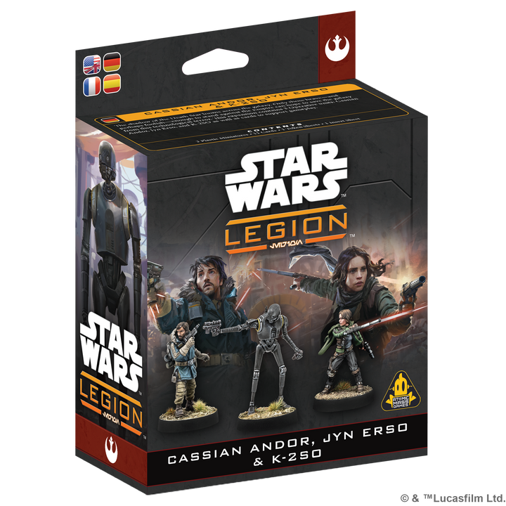 Star Wars: Legion – Cassian Andor, Jyn Erso & K-2SO