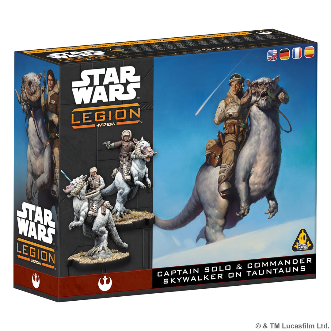 Star Wars: Legion – Captain Solo & Commander Skywalker on Tauntauns