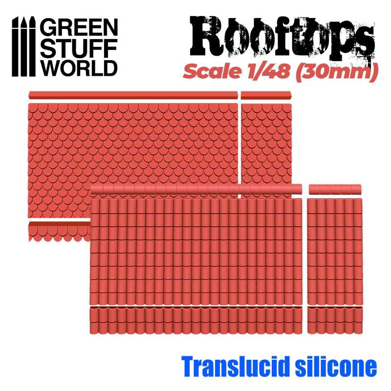 Silicone Molds - Rooftops 1/48 (30mm) (Green Stuff World)