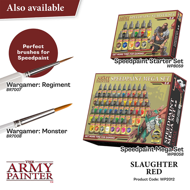 Speedpaint 2.0: Slaughter Red (The Army Painter) (WP2012) (50)