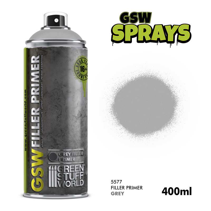 Spray Filler Primer 400ml (Green Stuff World)