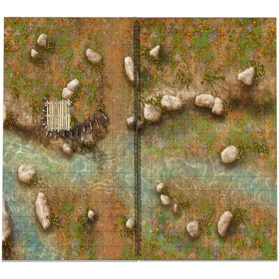 Giant Book of Battle Mats Wilds, Wrecks & Ruins (17"x12") (Loke Battle Mats)